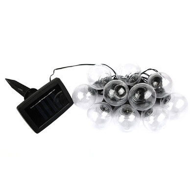 

Outdoor String Lights Patio Party Home Yard Garden Wedding Solar -E-D Bulbs 25M