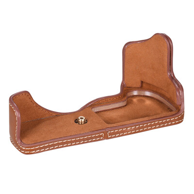 

Protective PU Leather Half body Camera Case Bag Cover with Bottom Battery Opening for Canon EOS M5M50 Digital Camera