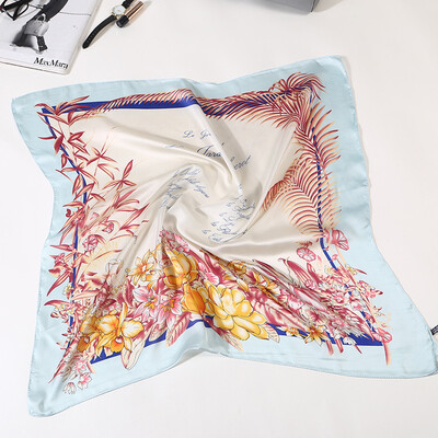 

Spring&summer Korean version of the simple fashion small squares professional decoration silk satin scarf scarf scarf wholesale FJ075