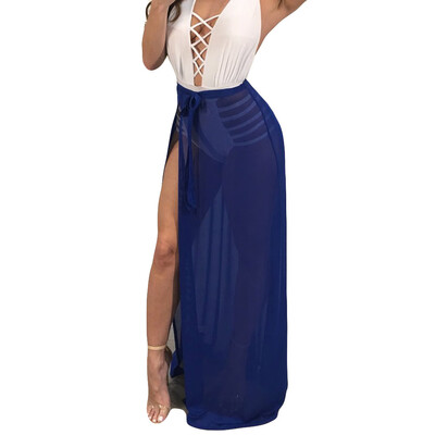 

Roseonmyhand Women Chiffon Fashion Girls Irregular Uniform Pleated Beach Skirt