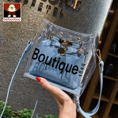 

On the new bag womens bag 2019 new wave Korean fashion shoulder jelly bag foreign style Joker Messenger bag