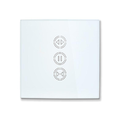 

SmartLife WiFi Curtain Switch for Electric Motorized Curtain Blind Roller Shutter Voice Control