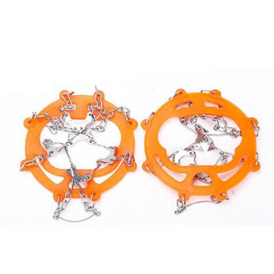 

1Pairs 11 Teeth Claws Flexible Safety Outdoor Crampons Climbing Gripper Snow Claw Non-slip Shoes Cover for Outdoor Camping Hiking