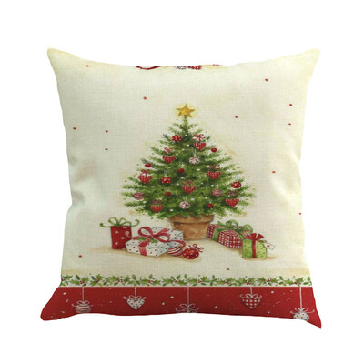 

Siaonvr Christmas Pillow Cover Pillowcases Decorative Sofa Cushion Cover 45x45cm