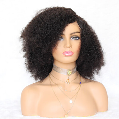 

short kinky curly lace wig