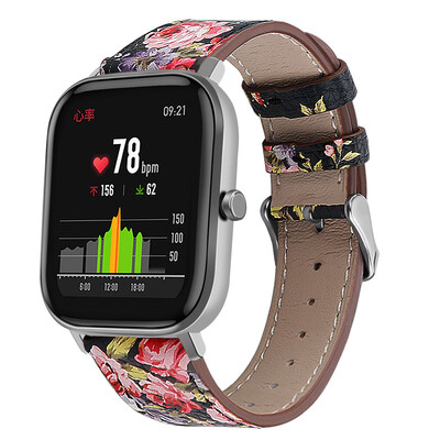 

ECSEM Leather Band Compatible with Amazfit GTS Smartwatch for Men&Women 55-80inch