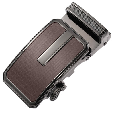 

new womens Mens Business Alloy Automatic Buckle Unique Men Plaque Belt Buckles for 31cm Ratchet Men Apparel belts LY133-22085