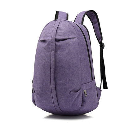 

Tailored Large Capacity Solid Color Waterproof Nylon Casual Backpack School Bag