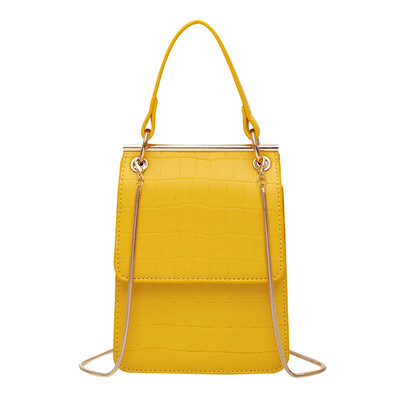 

Spring new bag female 2019 new European&American fashion Messenger bag letter bag wild hit color broadband small square bag