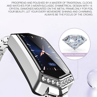 

B78 Women Heart Rate Blood Pressure Monitor IP67 Waterproof Smart Bracelet