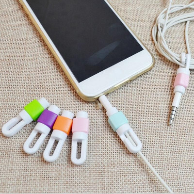 

10Pcs Headphone Cable Protective Cover Saver Earphone Cable Winder Organizer Line Cord Protector