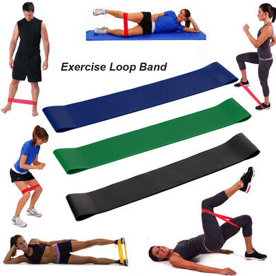 

〖Follure〗Set of 2 Resistance Exercise Loop Bands Home Gym Fitness Premium Natural Latex