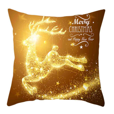 

Siaonvr Christmas Pillow Cover Decor Pillow Case Sofa Waist Throw Cushion Cover