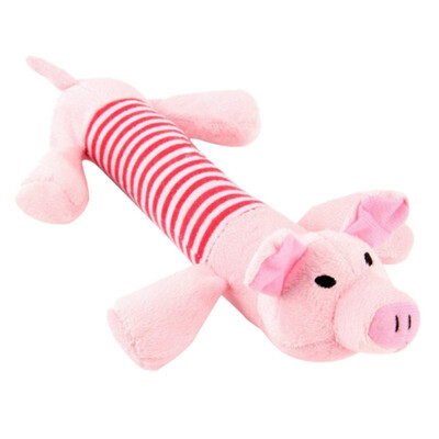 

Pet Sound Pet Plush Toy Animals Shapes Squeaky Plush Chew Toys