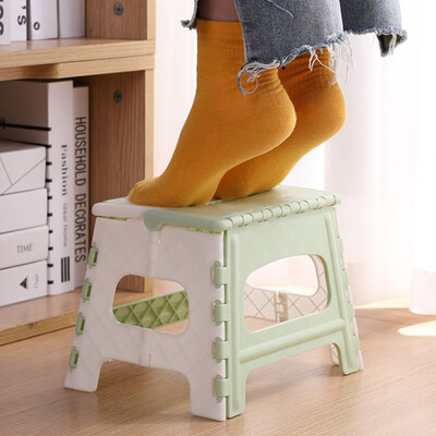 

Toponeto Plastic Multi Purpose Folding Step Stool Home Train Outdoor Storage Foldable