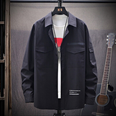 

Tailored Mens New Style Casual Pure-Colour Long-Sleeved Shirts Fashionable Shirts