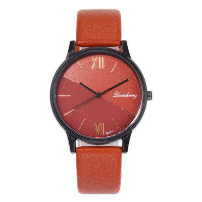 

Best selling creative Yin Yang face watch female fashion ladies casual belt quartz watch