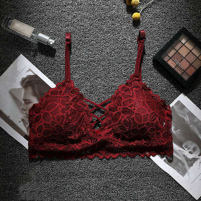 

2019 Sexy Lingerie Soft Bras Seamless Lace Bra Women Wireless Thin Padded Underwear