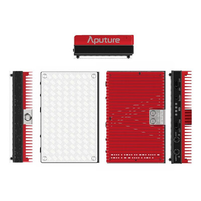 

Aputure AL-MX Mini LED Video Light 2800K-6500K Color Temperature CRI95 128pcs LED Beads Adjustable Brightness Built-in Lithium Ba