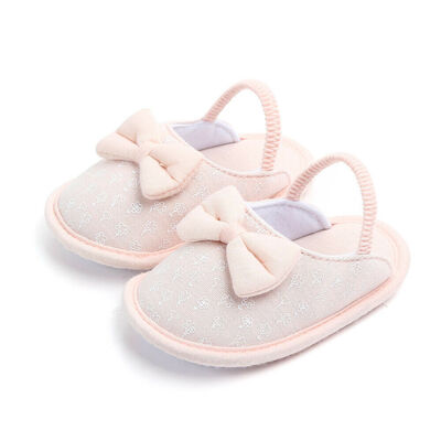 

NEW Newborn Baby Boy Girl Soft Sole Cotton Slipper Crib Shoes Anti-slip Shose