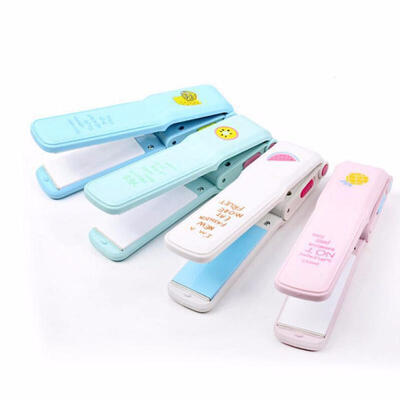 

Mini Dry Wet Dual-use Straight Clip Cute Hair Curler Straightener 20w Electric Splint Random Color