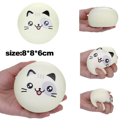 

Gotoamei 8cm Sticky Cartoon Cat Slow Rising Scented Squeeze Toy Collection Cure Gift