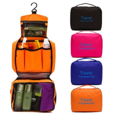 

Travel Cosmetic Pouch Storage Makeup Bag Hanging Toiletry Wash Organizer