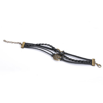 

Life Tree 8 Shape Layered Bracelet