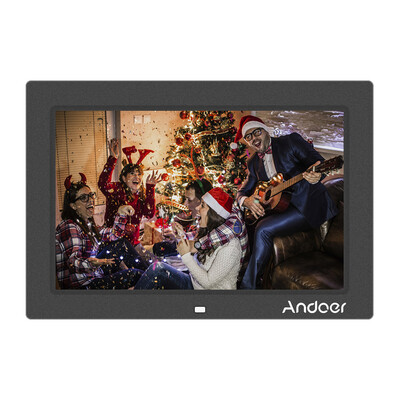 

Andoer 10inch Digital Photo Frame Full View IPS Screen 1080P Advertising Machine 1200 800 Resolution Support Random Play with Re