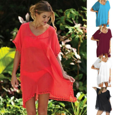 

Women Ladies Bikini Cover Up Bathing Suit Lace Crochet Swimwear Beach Dress