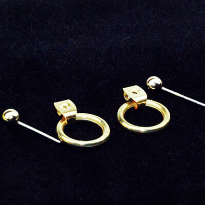 

E025 Fashion Jewelry Gold Color Hollow Round Stud Earring Women Simple Metal Circle Design Stud Earring Wholesale Birthday Gift