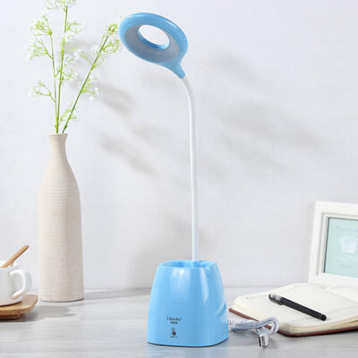 

Creative 3-in-1 USB Rechargeable Eye Protection Table Desk Lamp With Pen Container And Phone Holder Function