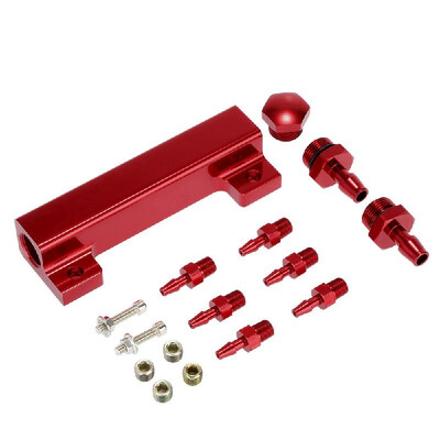 

Aluminum Alloy Vacuum Manifold Kits 6 Port 18 NPT Turbo Wastegate Boost Block Intake Manifold Universal Modification Accessory