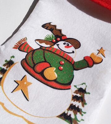 

Tailored Christmas Gift Candy Bag Merry Christmas Santa Claus Snowman Sock Decor A