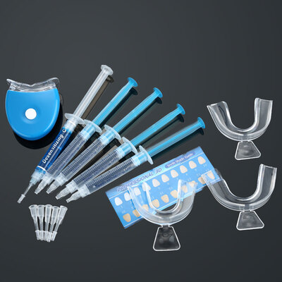 

Professional Tooth Whitener Oral Care Silica Gel Teeth Tool Gadet Dental Equipment Kit Dental Hygiene Tooth Whitener with LED Ligh