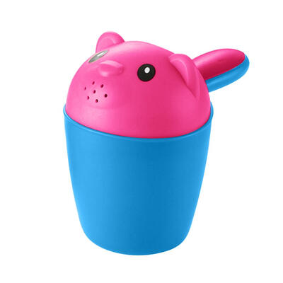 

Cartoon Baby Bath Cups Newborn Kid Shower Shampoo Cup Bathing Bailer Spoon