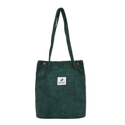 

Casual Large Capacity Corduroy Shopping Shoulder Bag Women Travel Tote Handbag