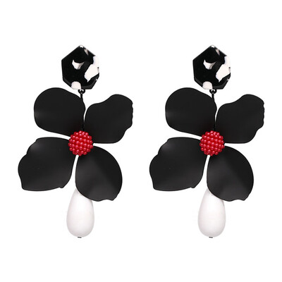 

Flower Drop Earrings For Women Hot Alloy Bijoux Boho Wedding Statement Earrings Dangle Charms