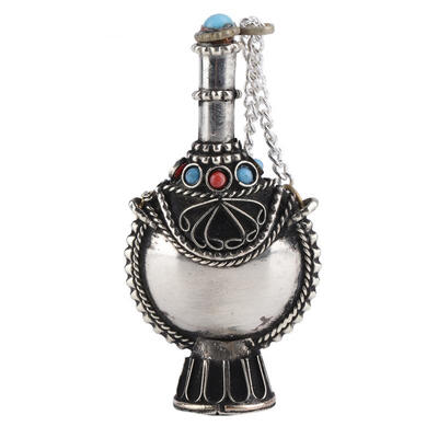 

Greensen National Cupronickel Snuff Bottles Tibetan Hand-made Craft Decoration Gift