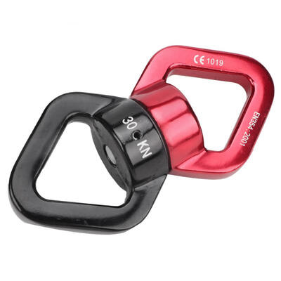 

Greensen 30 KN Pulley Outdoor Rock Climbing Caster Fixed Connector Two-way Hanging WheelBlack Red