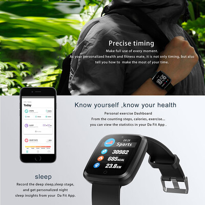 

V6 Smart Watch Color Screen Fitness Tracker Blood Pressure Heart Rate Monitor Sports Smart Bracelet Waterproof Smart Wristband