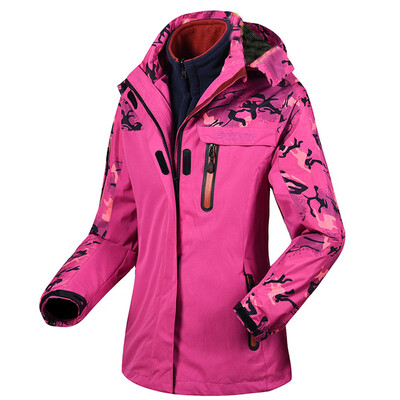

Toponeto Womens Winter Two Piece Set Camouflage Waterproof Windproof Outdoor Sport Coat