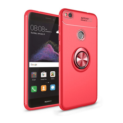 

Goowiiz Phone Case For Huawei Mate 10 LiteMaimang 6Honor 9i IndiaP8 Lite 2017 Luxury Metal Ring Magnetic Bracket Shockproof