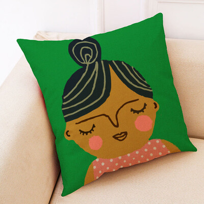 

〖Follure〗Cotton Linen Square Home Decorative Throw Pillow Case Sofa Waist Cushion Cover