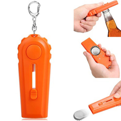 

Creative 2 in 1 Shoot Style Beer Bottle Opener Cap Launcher Key Ring Key Chain