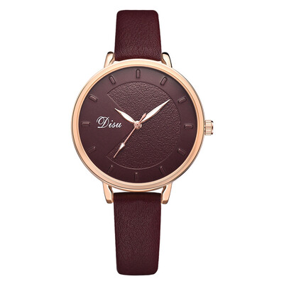 

RM Luxury Fashion Lady Frosted Surface Leather Belt Watch Analog Quartz Watch