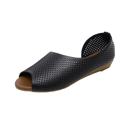

Rose Summer Sandals Fish Mouth Wedges Shoes Womens Sandals Comfortable Mother Shoes
