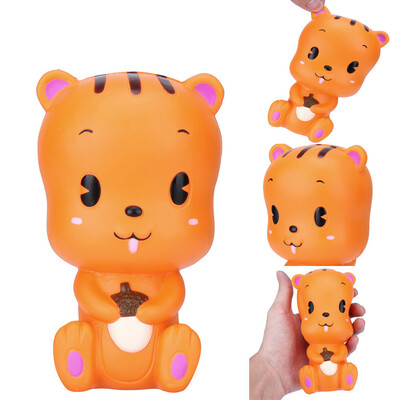

Gobestart Cuet Squirrel Toast Scented Charm Slow Rising Squeeze Stress Reliever Toy