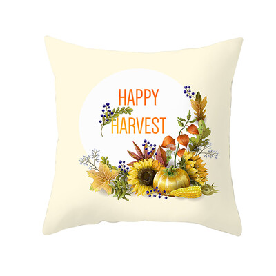 

〖Follure〗Fall Halloween Pumpkin Pillow Case Waist Throw Cushion Cover Sofa Home Decor