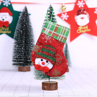 

Tailored Christmas Santa Socks Cute Ornaments Festival Party Xmas Tree Hanging Decoration